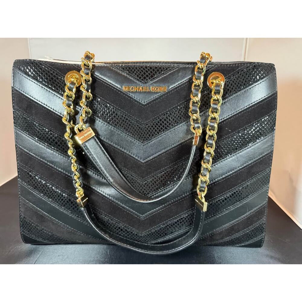 NWT Authentic Michael Kors “Susannah” Large Leather Tote